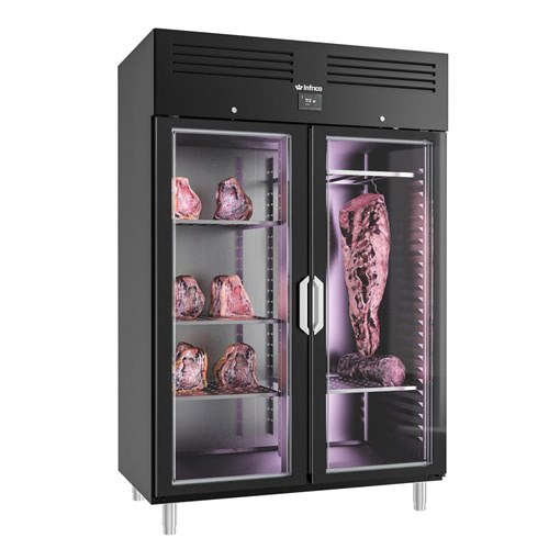 Tủ ủ thịt khô Infrico AGB1402MAB - 1240L -  Màu đen